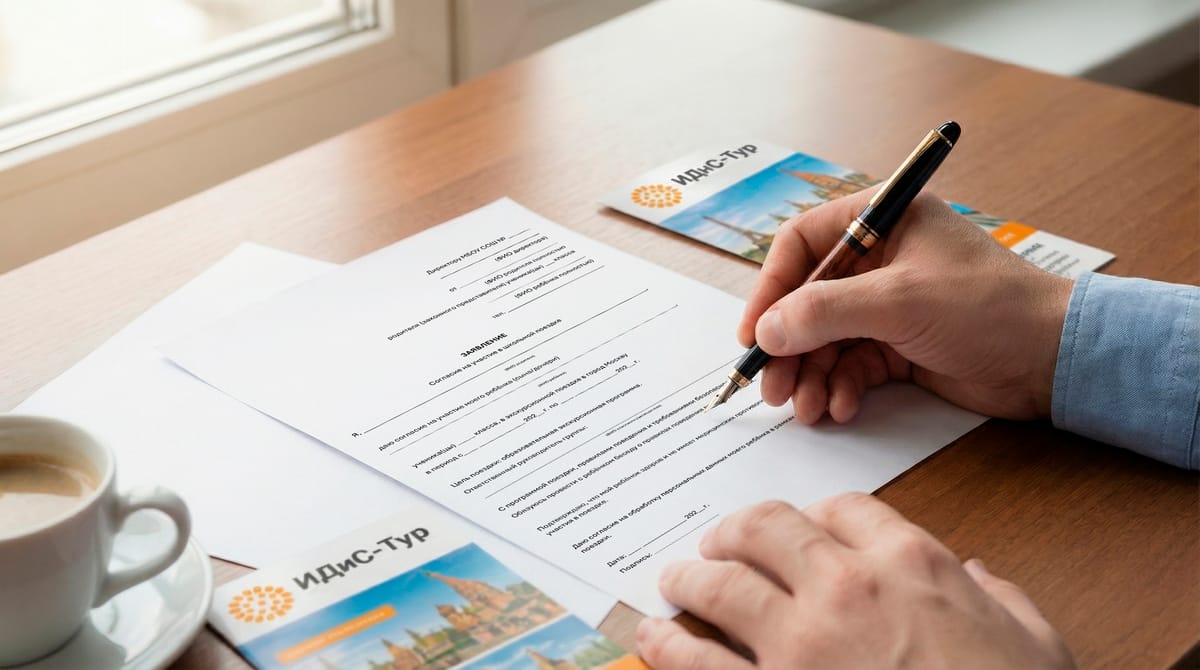 Согласие родителей на школьную поездку